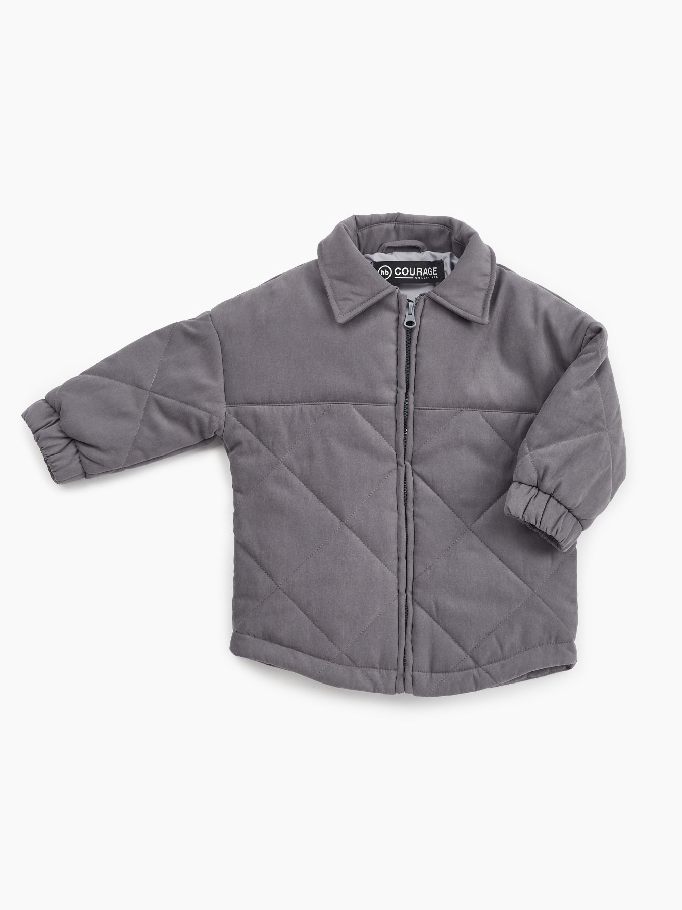 Куртка рубашечного кроя (dark grey, 98) Happy Baby серый 98
