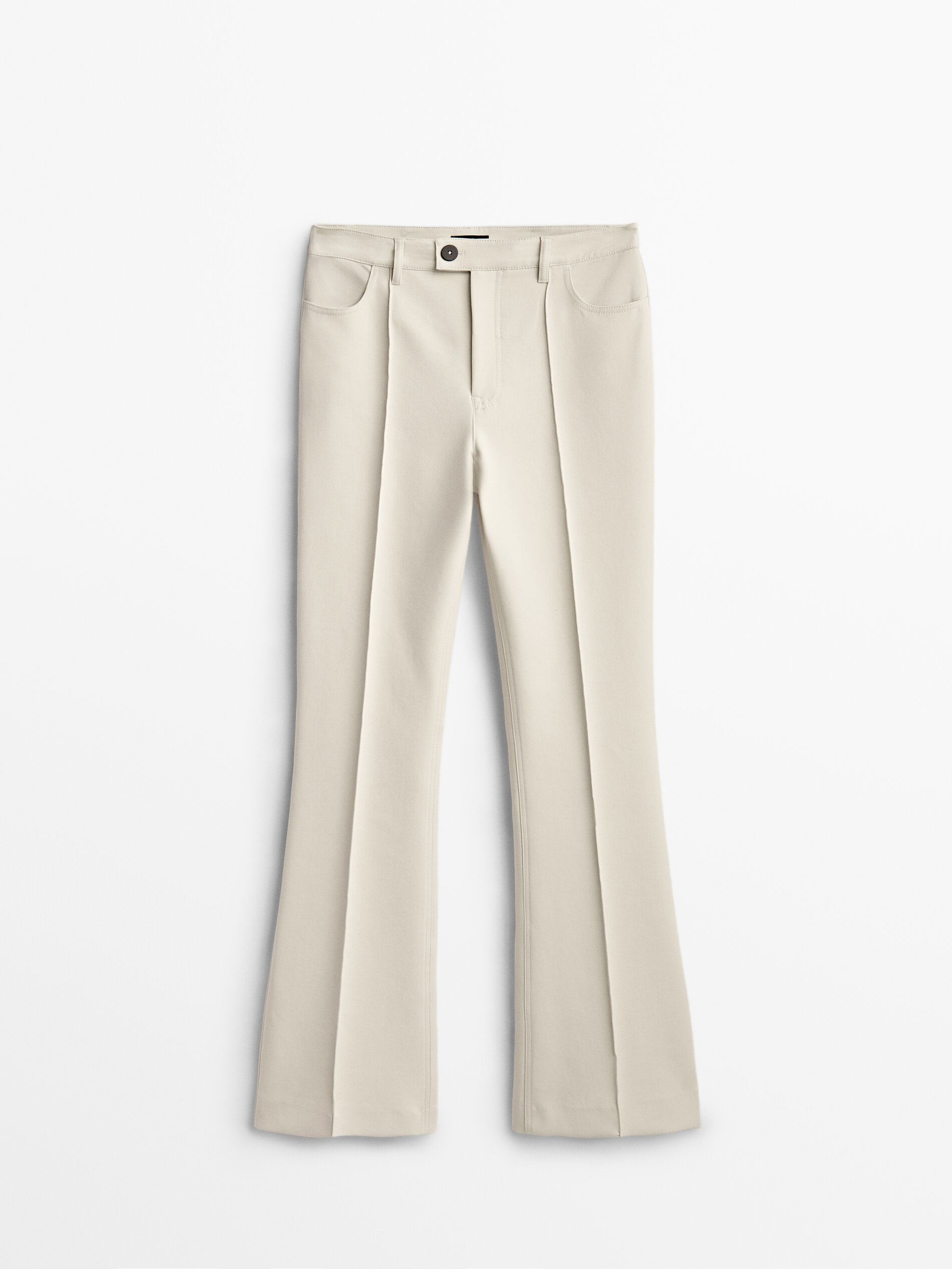 

Брюки женские Massimo Dutti 05017567710 бежевые 40, 05017567710