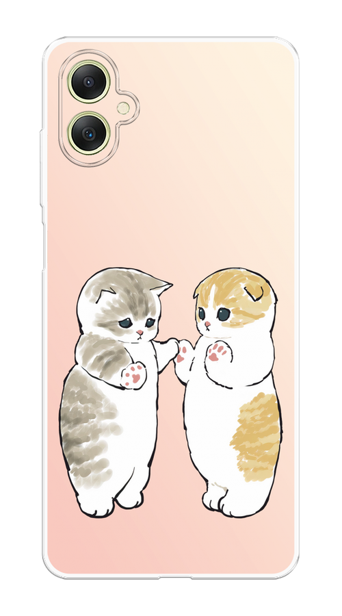 

Чехол на Samsung Galaxy A06 "Пухлые котики", Розовый;бежевый;серый, 2110150-1