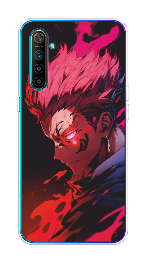 

Чехол Awog на Realme XT "Взгляд Сукуны", Розовый;красный;черный, 251450-1
