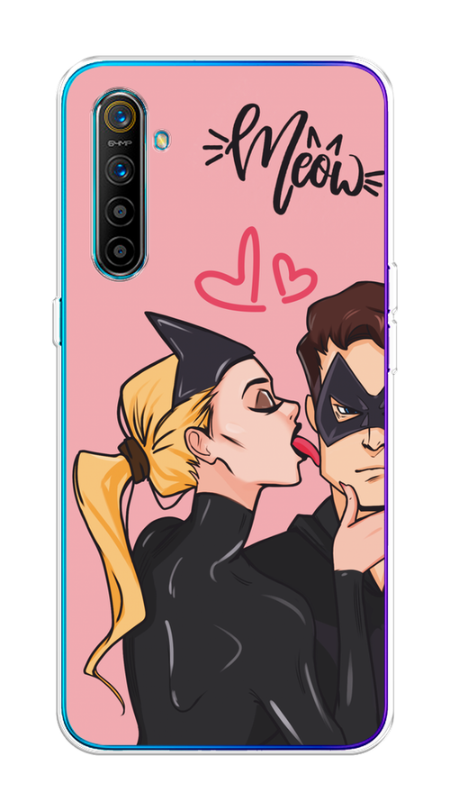 

Чехол Awog на Realme XT "Kiss of Cat Woman", Розовый;черный;бежевый, 251450-1