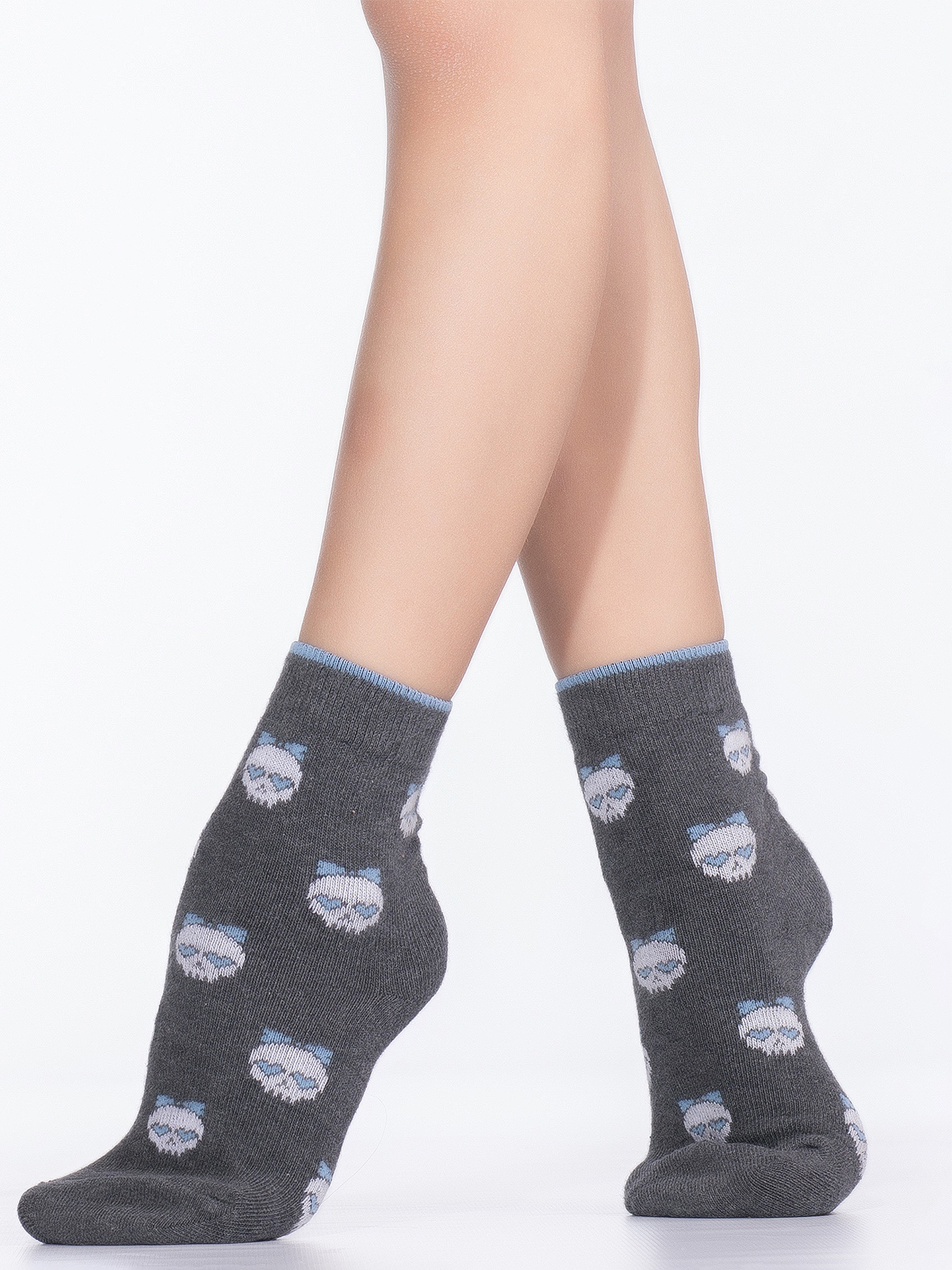 

Носки Giulia KSL-018, deep grey melange, р.33-35, KSL 018