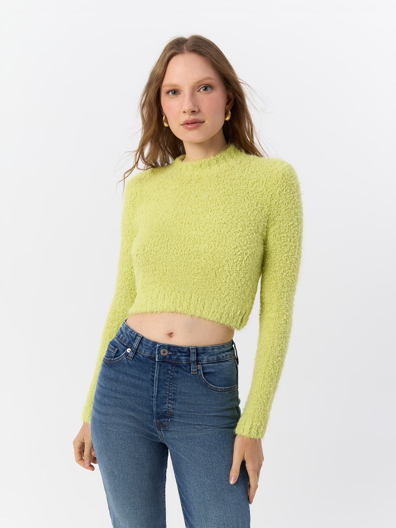 

Джемпер женский H&M 912572003 зеленый S, 912572003