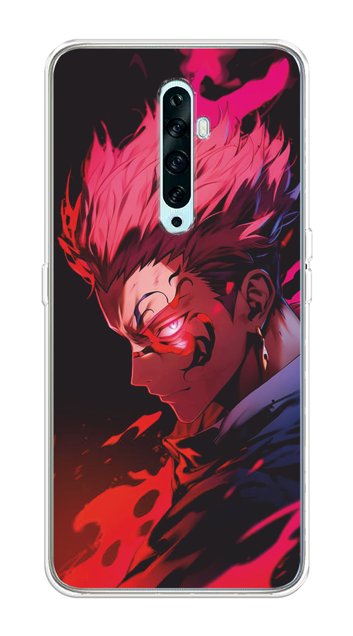 

Чехол Awog на Oppo Reno 2Z "Взгляд Сукуны", Розовый;красный;черный, 251850-1