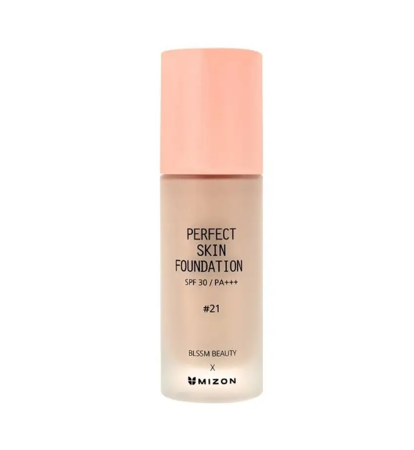 Тональный крем Mizon Perfect Skin Foundation #21 #BLSSM Beauty Солнцезащитный 50 мл