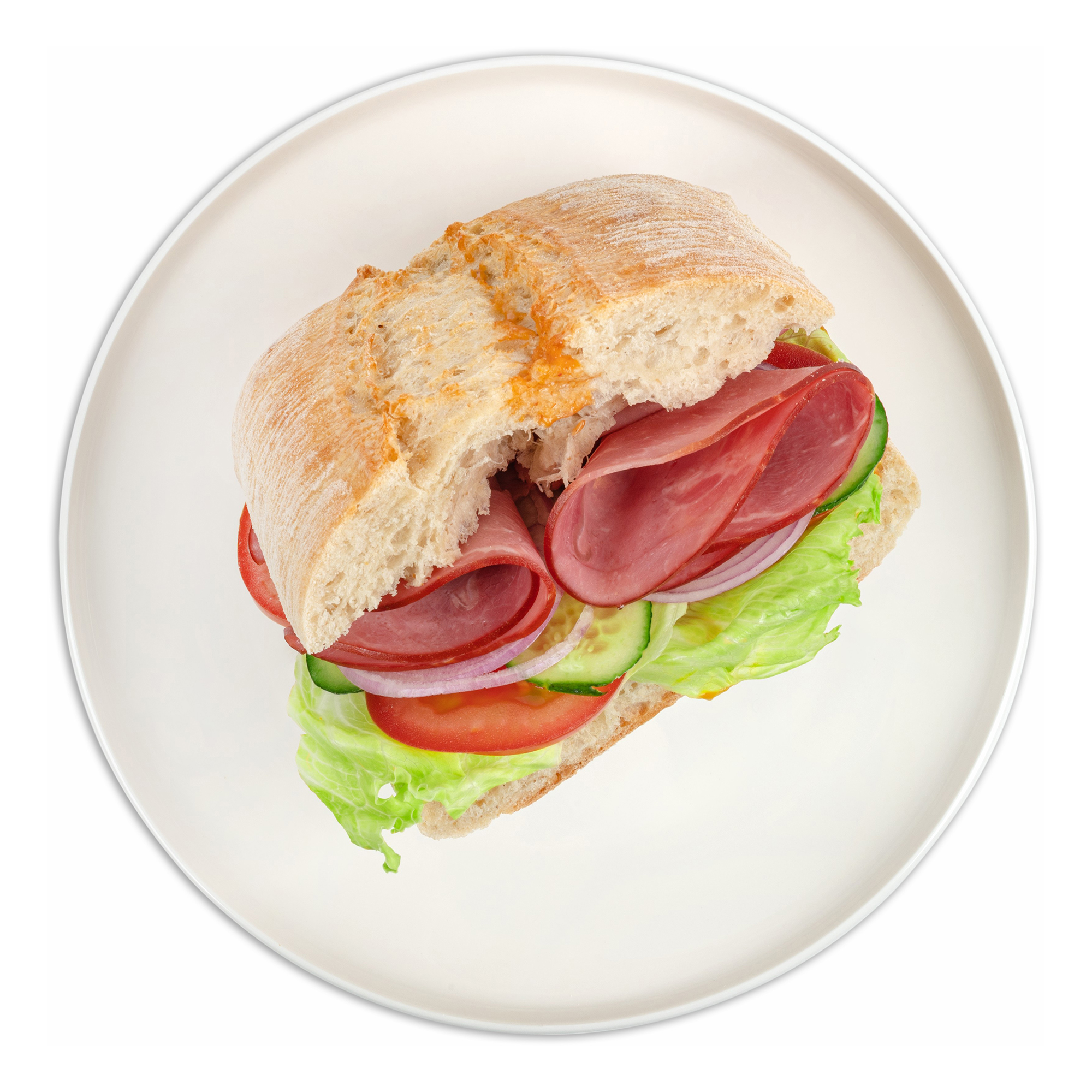 Чиабатта АШАН светлая с говядиной 220 г