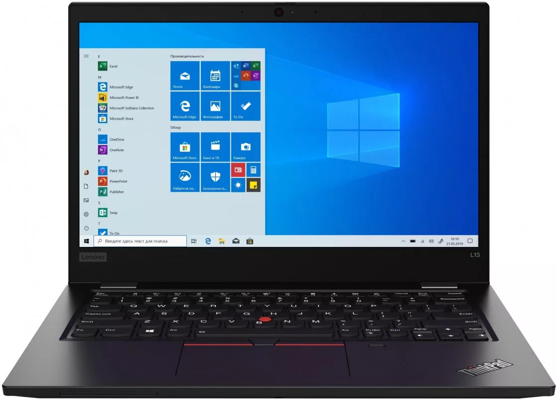 фото Ноутбук lenovo thinkpad l13 gen 2 black