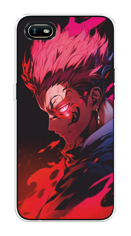 

Чехол Awog на Oppo A1k "Взгляд Сукуны", Розовый;красный;черный, 252150-1