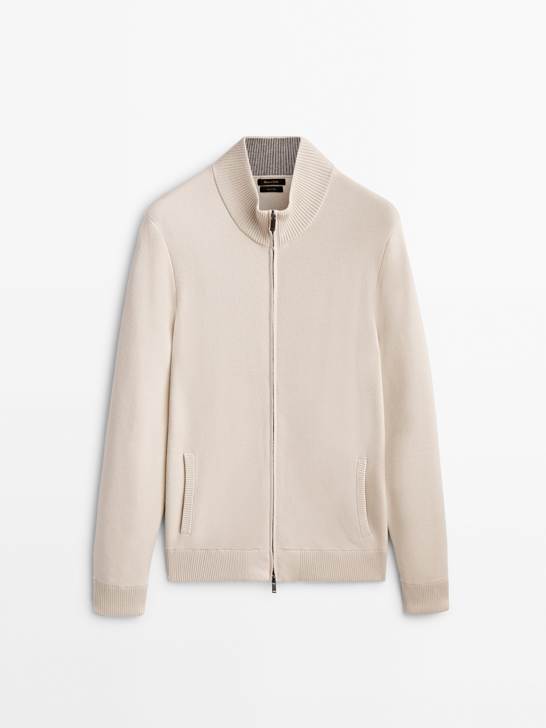 

Кардиган мужской Massimo Dutti 00942411712 белый 2XL, 00942411712