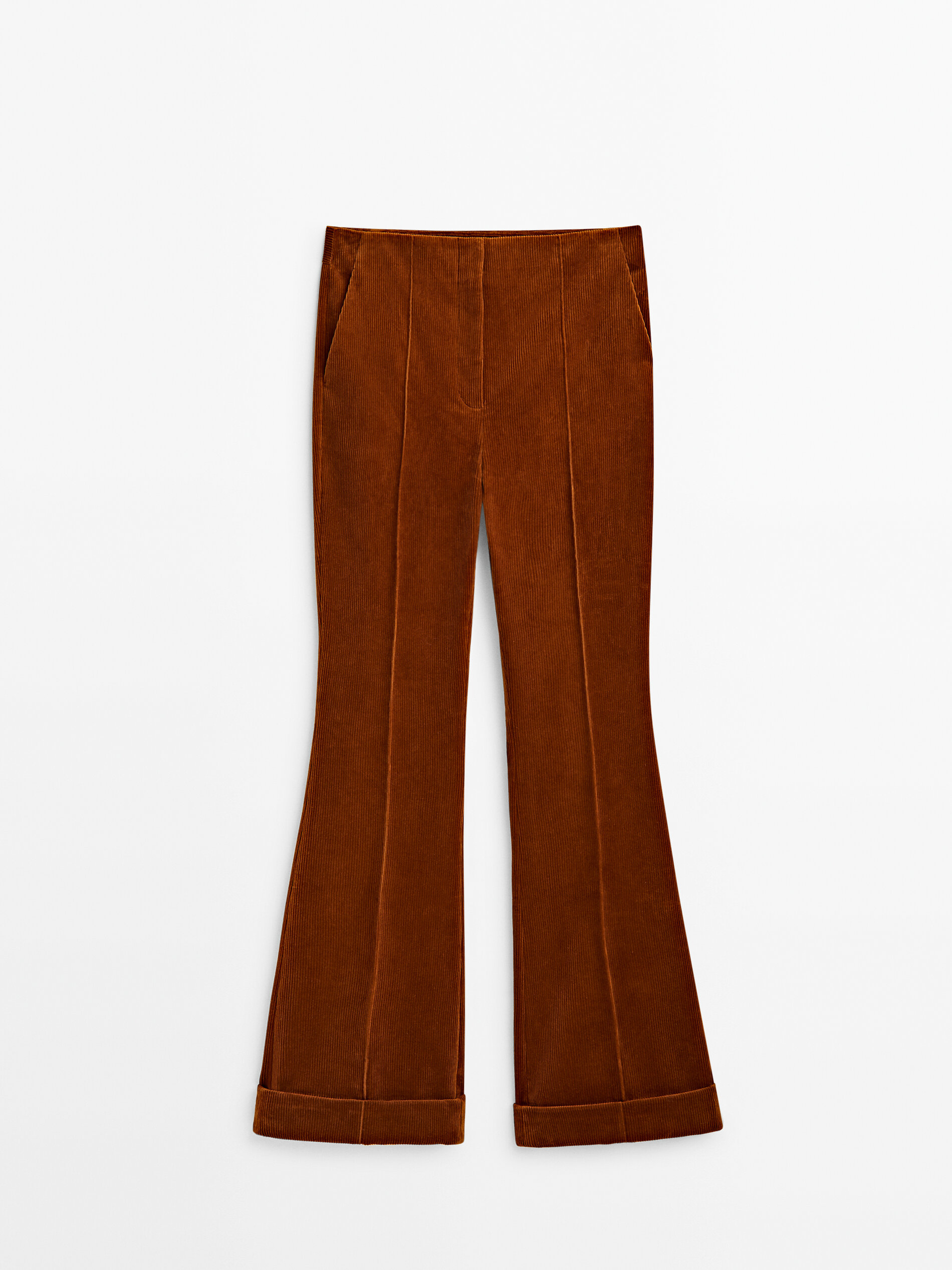 

Брюки женские Massimo Dutti 05025686732 коричневые 42, 05025686732