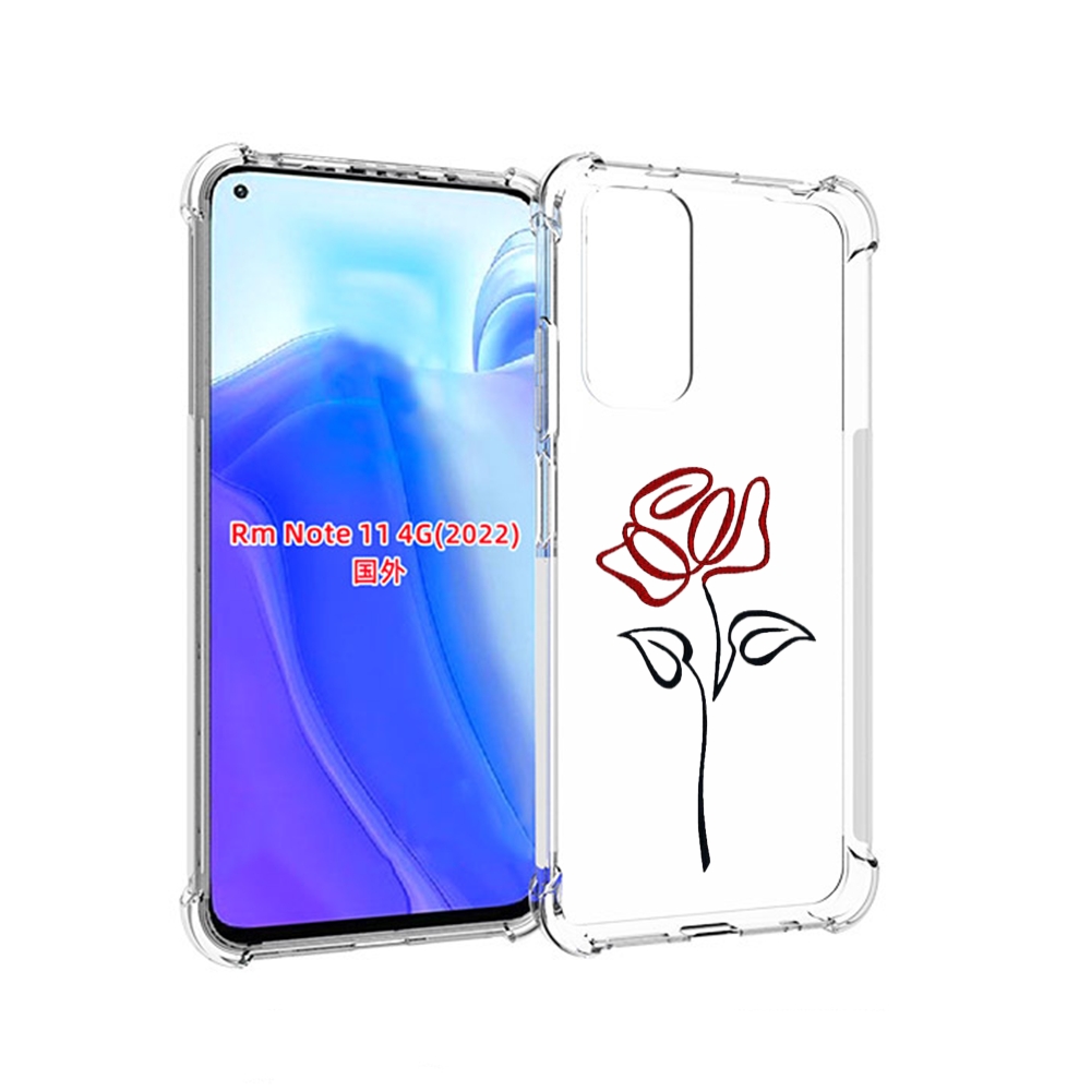 

Чехол MyPads цветок в одну линию для Xiaomi Redmi Note 11 4G ( Глобальная версия ), Tocco