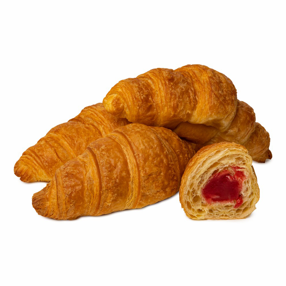 Круассан АШАН с клубничной начинкой 65 г х 2 шт