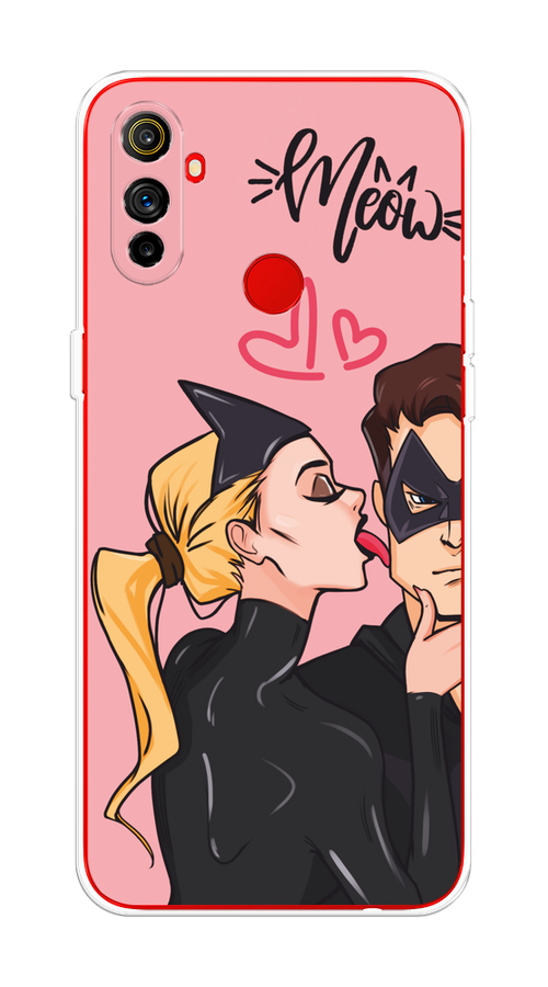 

Чехол Awog на Realme C3 "Kiss of Cat Woman", Розовый;черный;бежевый, 253050-1
