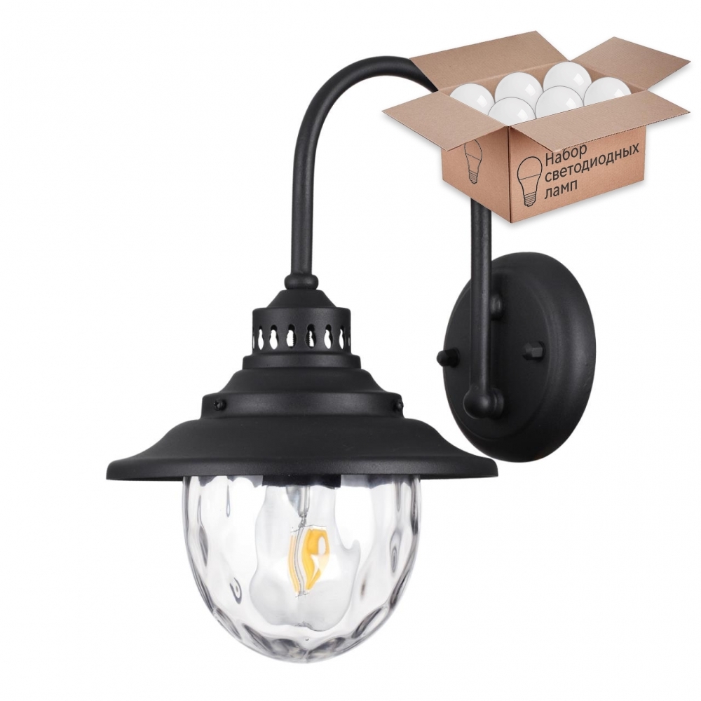 

Уличный светильник с лампочкой Odeon Light Kalpi 400914 7Вт, 4836/1W+Lamps А60