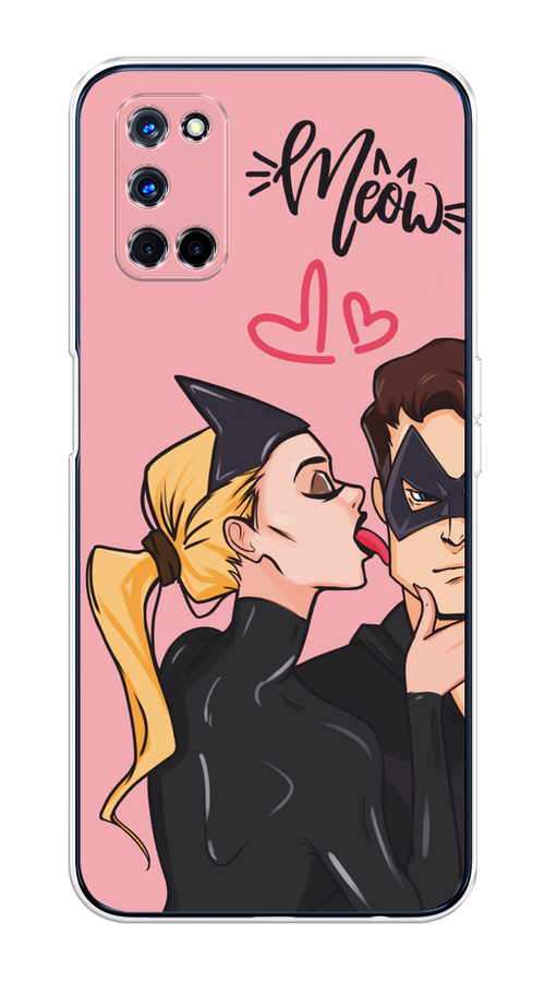 

Чехол Awog на Oppo A52/A72 "Kiss of Cat Woman", Розовый;черный;бежевый, 253150-1