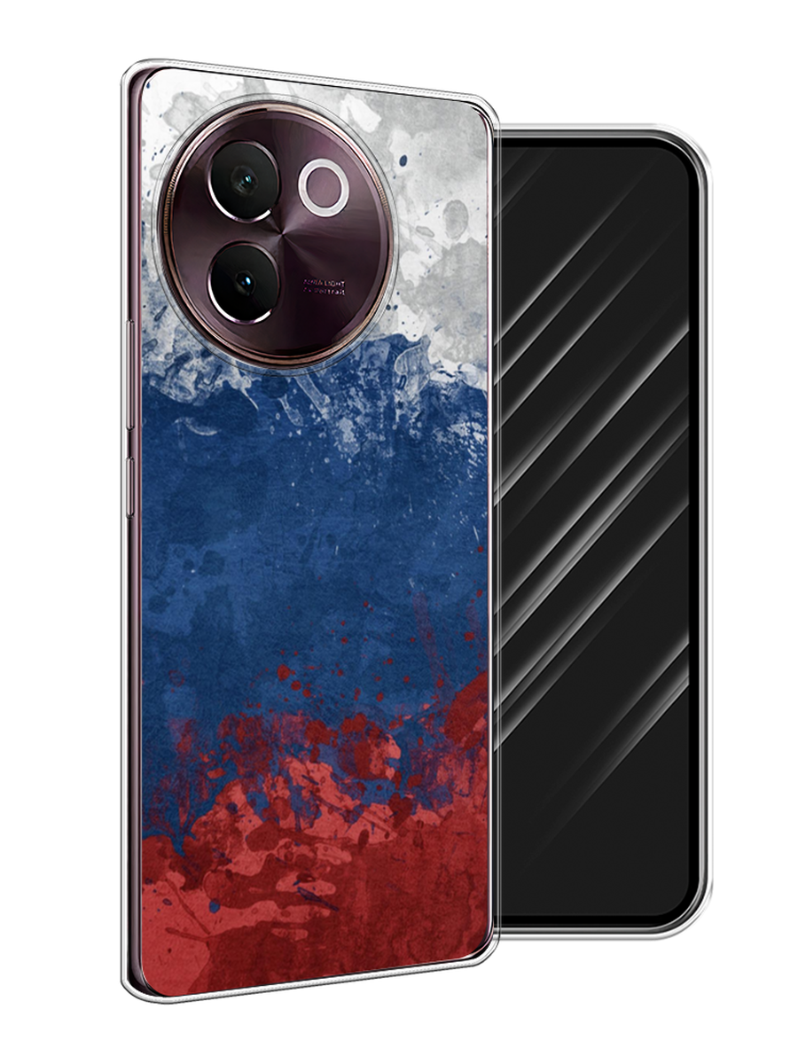 

Чехол Awog на Vivo V30e "Флаг России неровный", Белый;синий;красный, 2610550-1