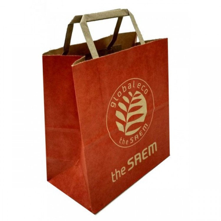 The Saem Bag Пакет (Store Sundries)Kraft Shopping Bag(M) 220*100*310 100061289666 красный