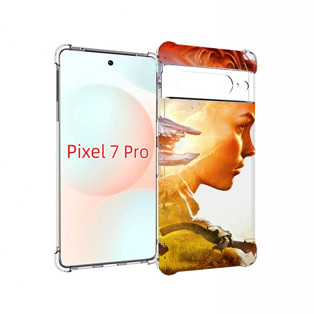 

Чехол Mypads Horizon Zero Dawn Art Для Google Pixel 7 Pro, Прозрачный, Tocco