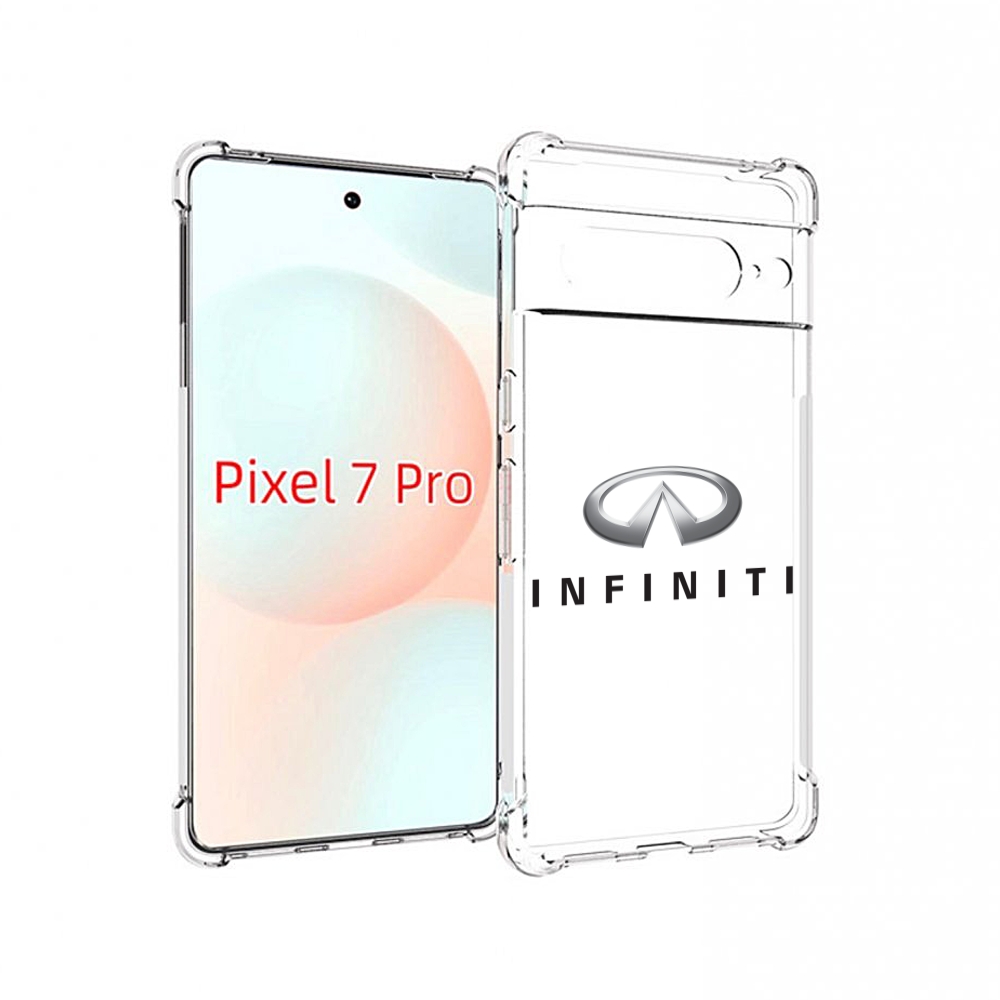 

Чехол Mypads Infiniti-3 Мужской Для Google Pixel 7 Pro, Прозрачный, Tocco