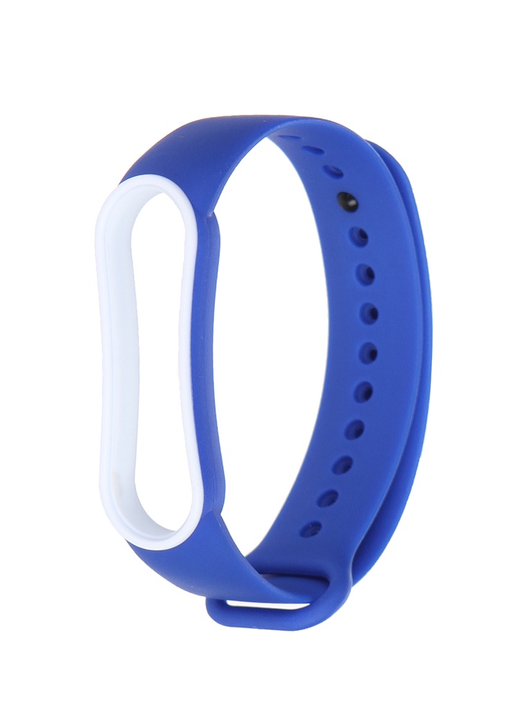 

Ремешок Zibelino для Mi Band 5/6 Silicone Light Blue-White ZBS-XIMB5-BLUE-W, Mi Band 5 / 6