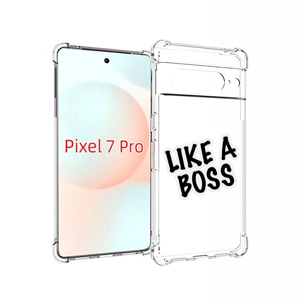 

Чехол Mypads Like-A-Boss Для Google Pixel 7 Pro, Прозрачный, Tocco