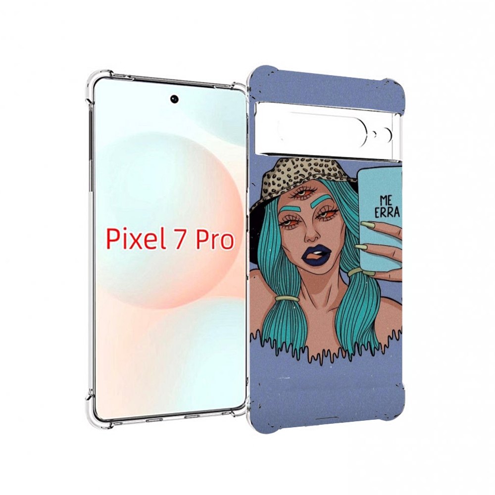 

Чехол Mypads Me Erra Женский Для Google Pixel 7 Pro, Прозрачный, Tocco
