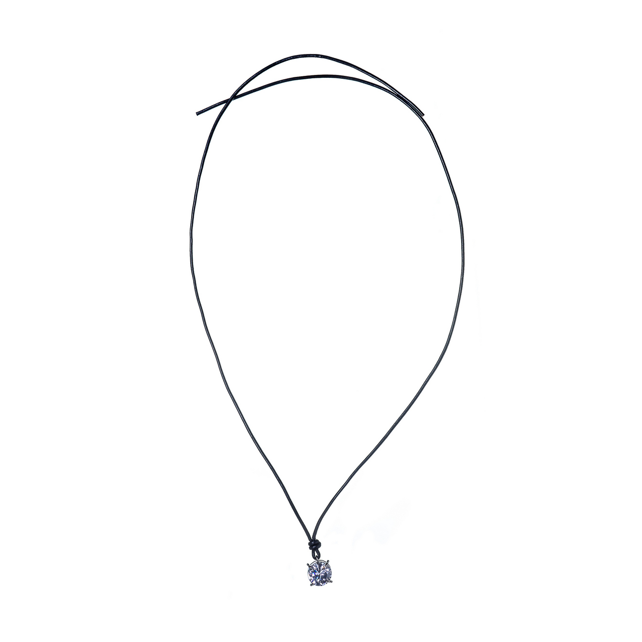 

Колье из натуральной кожи с swarovski 92 см Moon Paris MRK-23.03-001, MRK-23.03-001