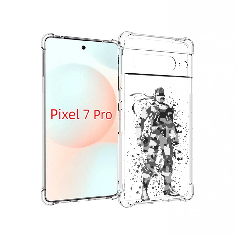 

Чехол Mypads Metal Gear Solid Snakes Для Google Pixel 7 Pro, Прозрачный, Tocco
