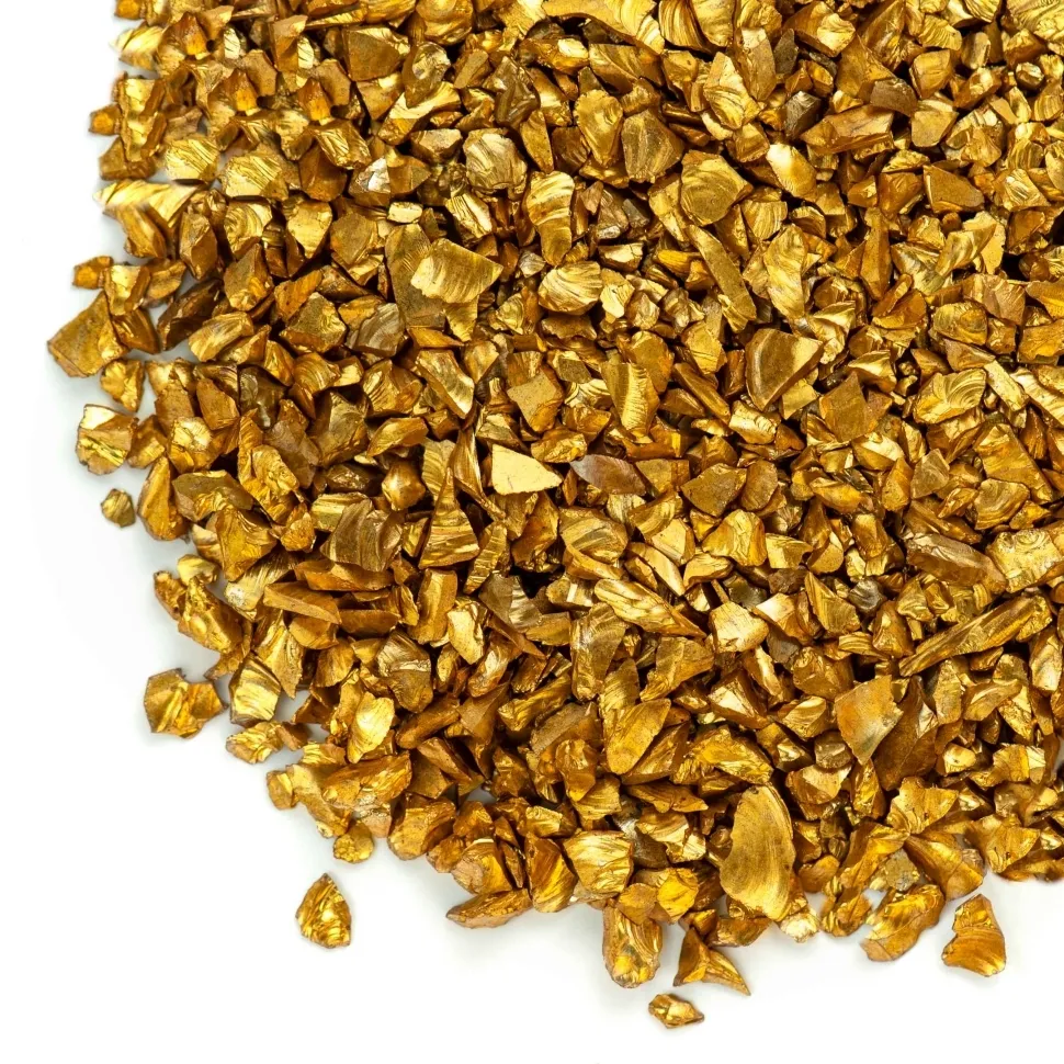 

Стеклянная крошка EPOXYMASTER крупная золотая, 100г, Золотистый, Стеклянная крошка