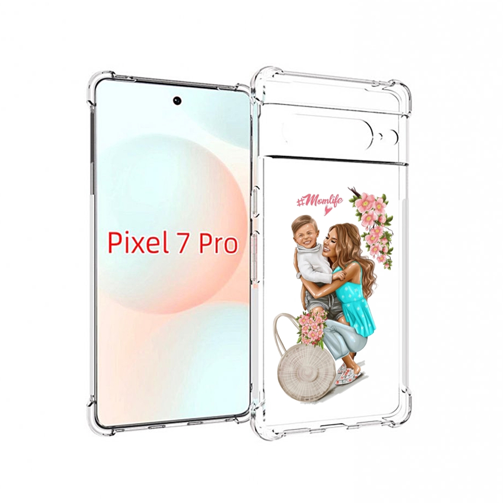 

Чехол Mypads Momlife Для Google Pixel 7 Pro, Прозрачный, Tocco