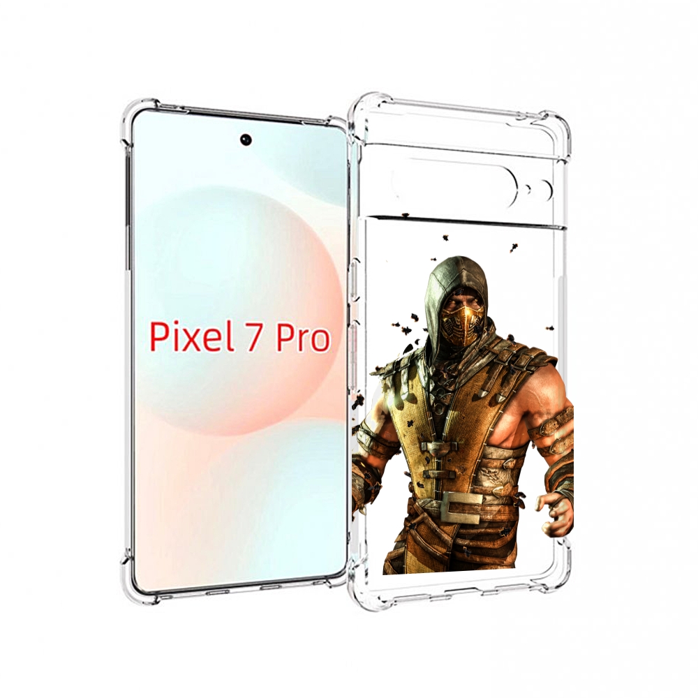 

Чехол Mypads Mortal Kombat Scorpion Для Google Pixel 7 Pro, Прозрачный, Tocco