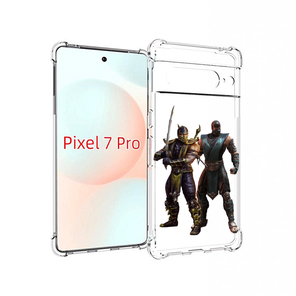 

Чехол Mypads Mortal-Kombat-1 Для Google Pixel 7 Pro, Прозрачный, Tocco