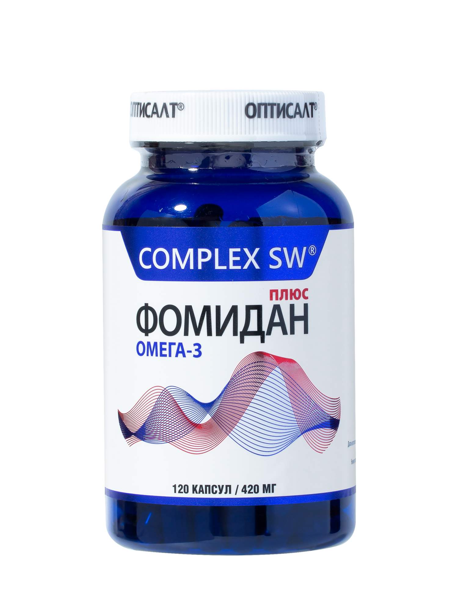 Мультикомплекс с антиоксидантами и Омега-3 Фомидан плюс капсулы 120 шт.