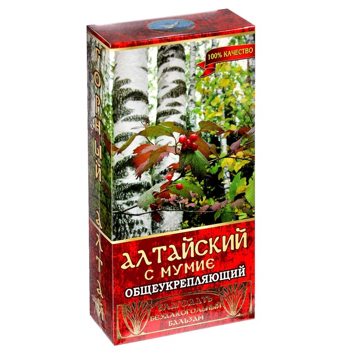 

Бальзам безалкогольный Алтайский общеукрепляющий, 250 мл