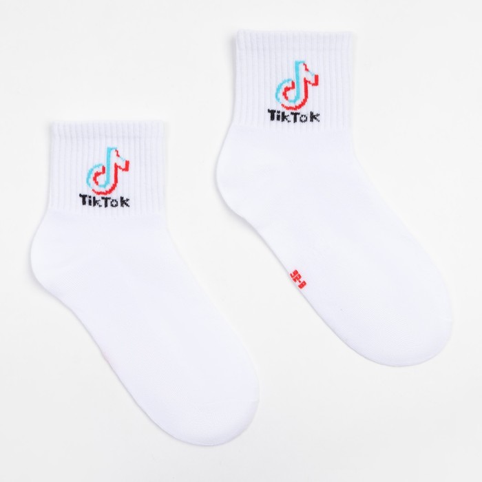 

Носки детские TikTok, белый, 22 (10-12 лет), Одежда и текстиль « TikTok»