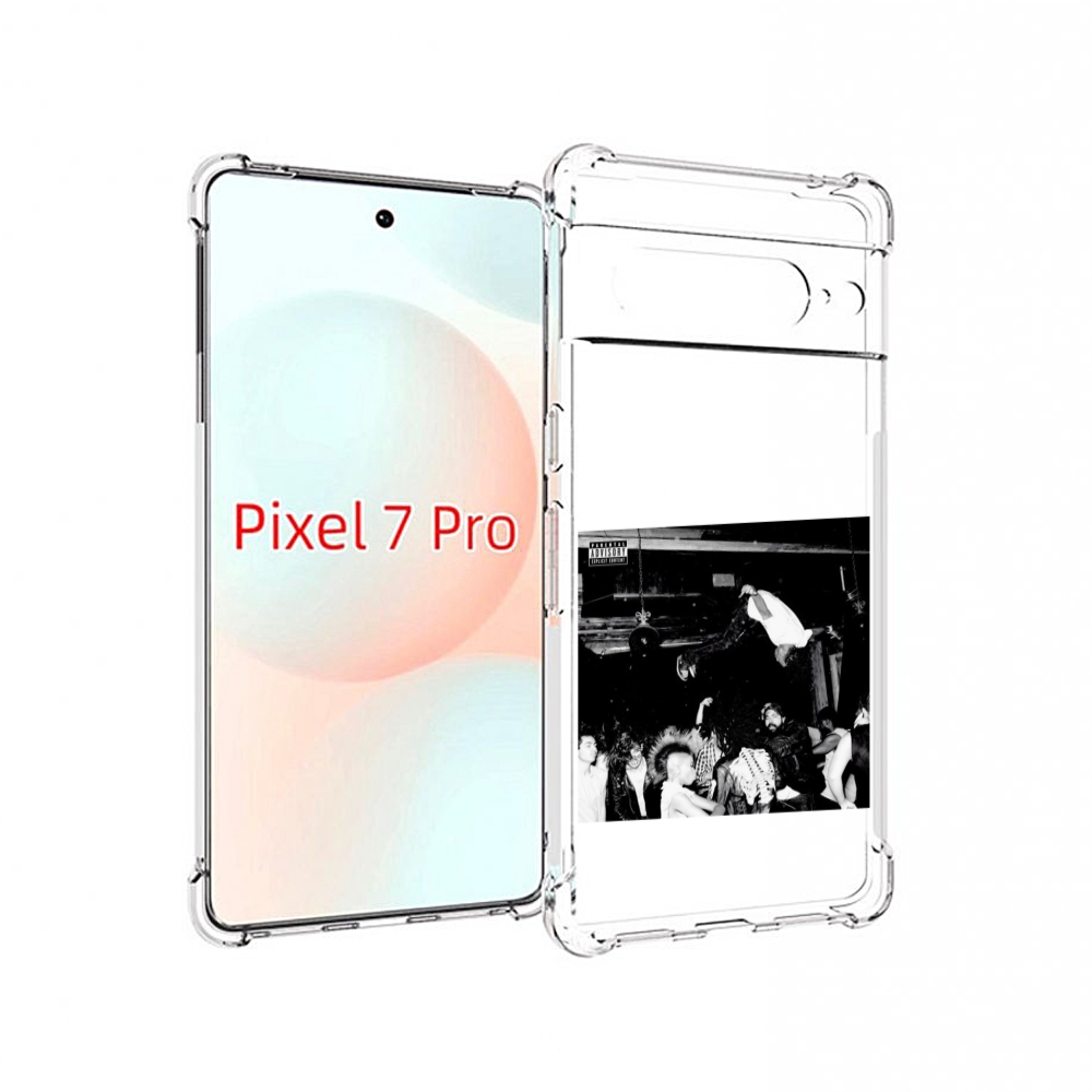 

Чехол Mypads Playboi Carti - Die Lit Для Google Pixel 7 Pro, Прозрачный, Tocco