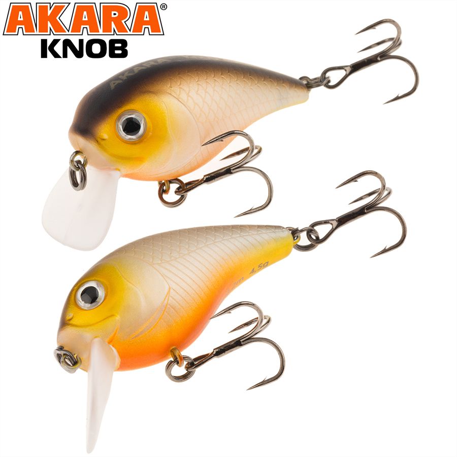

Воблер Akara Knob 38F 4,5 гр A-76, Разноцветный, Knob