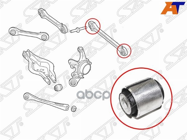 

SAT ST-33326792533B Сайлентблок задней поперечной тяги BMW 1 F2# 10-/BMW2 F22 12-/BMW3 F3#