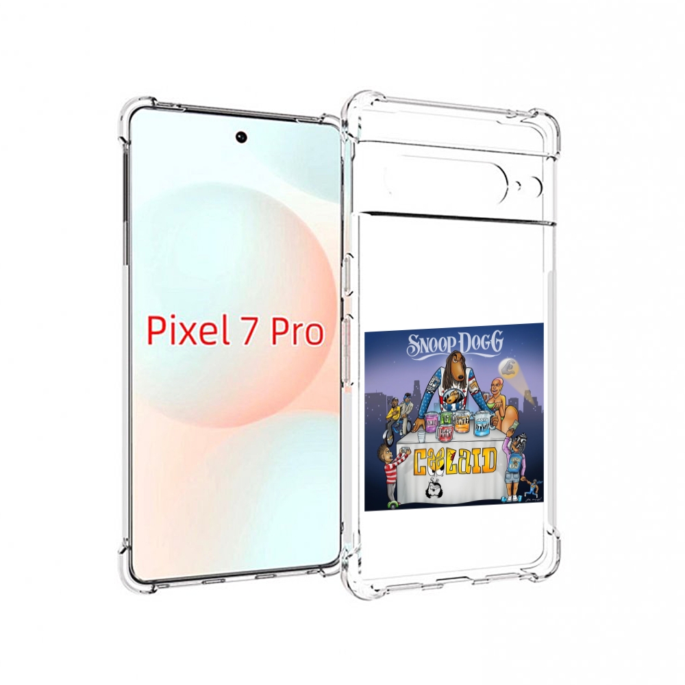 

Чехол Mypads Snoop Dogg Coolaid Для Google Pixel 7 Pro, Прозрачный, Tocco
