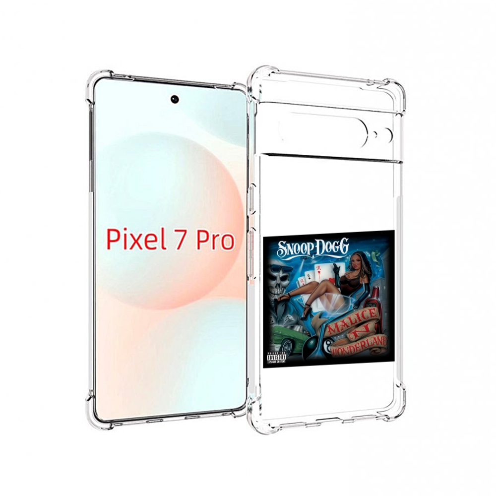 

Чехол Mypads Snoop Dogg Malice N Wonderland Для Google Pixel 7 Pro, Прозрачный, Tocco