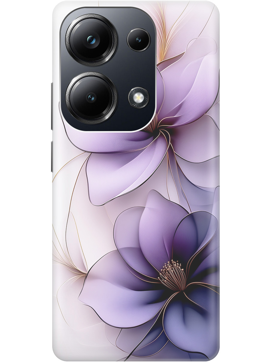 

Силиконовый чехол на Xiaomi Redmi Note 13 Pro 4G / Poco M6 Pro 4G с принтом 848503, Прозрачный;белый;серый;фиолетовый, 779826821