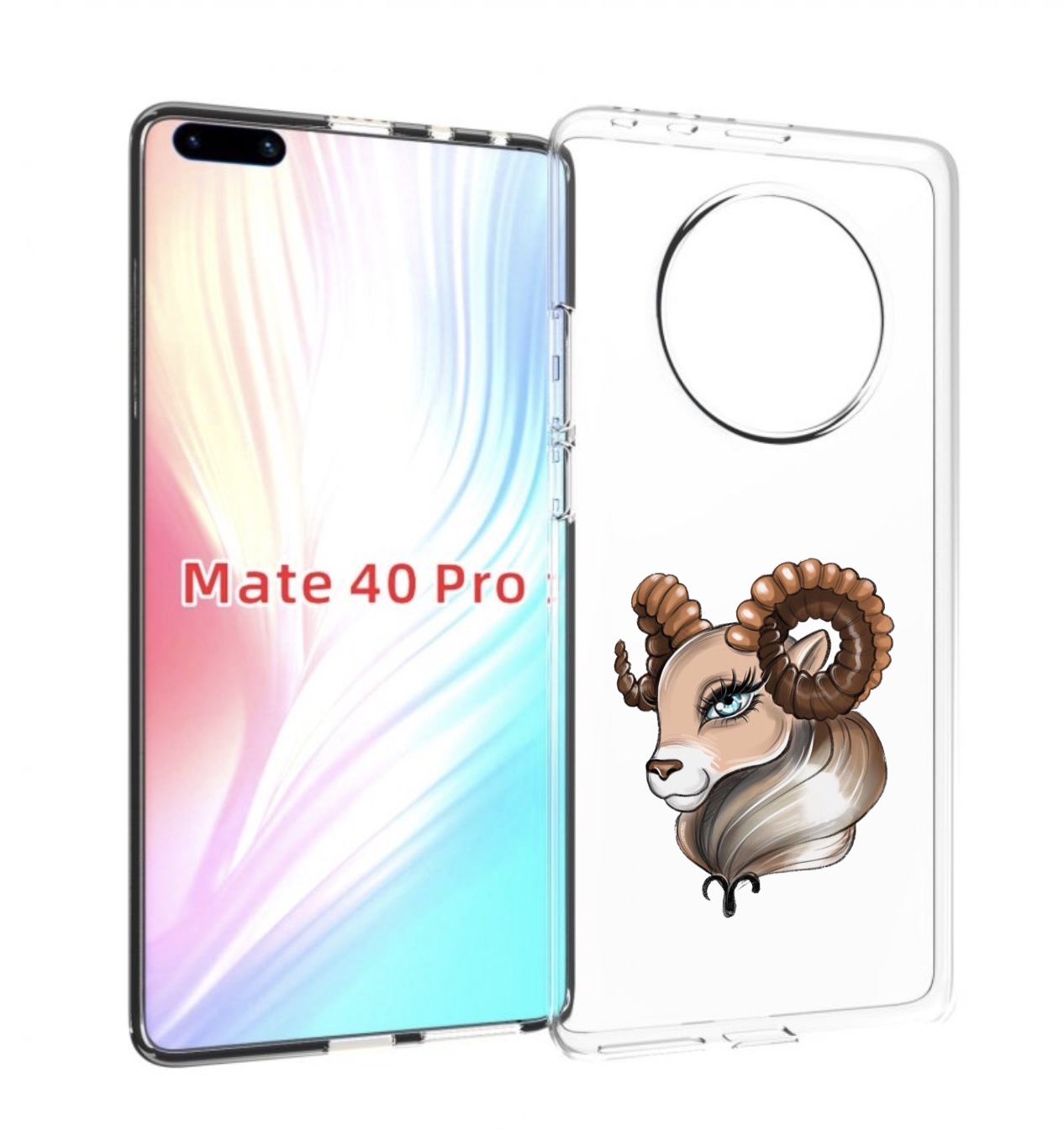 

Чехол MyPads Барашка для Huawei Mate 40 Pro (NOH-NX9), Прозрачный, Tocco