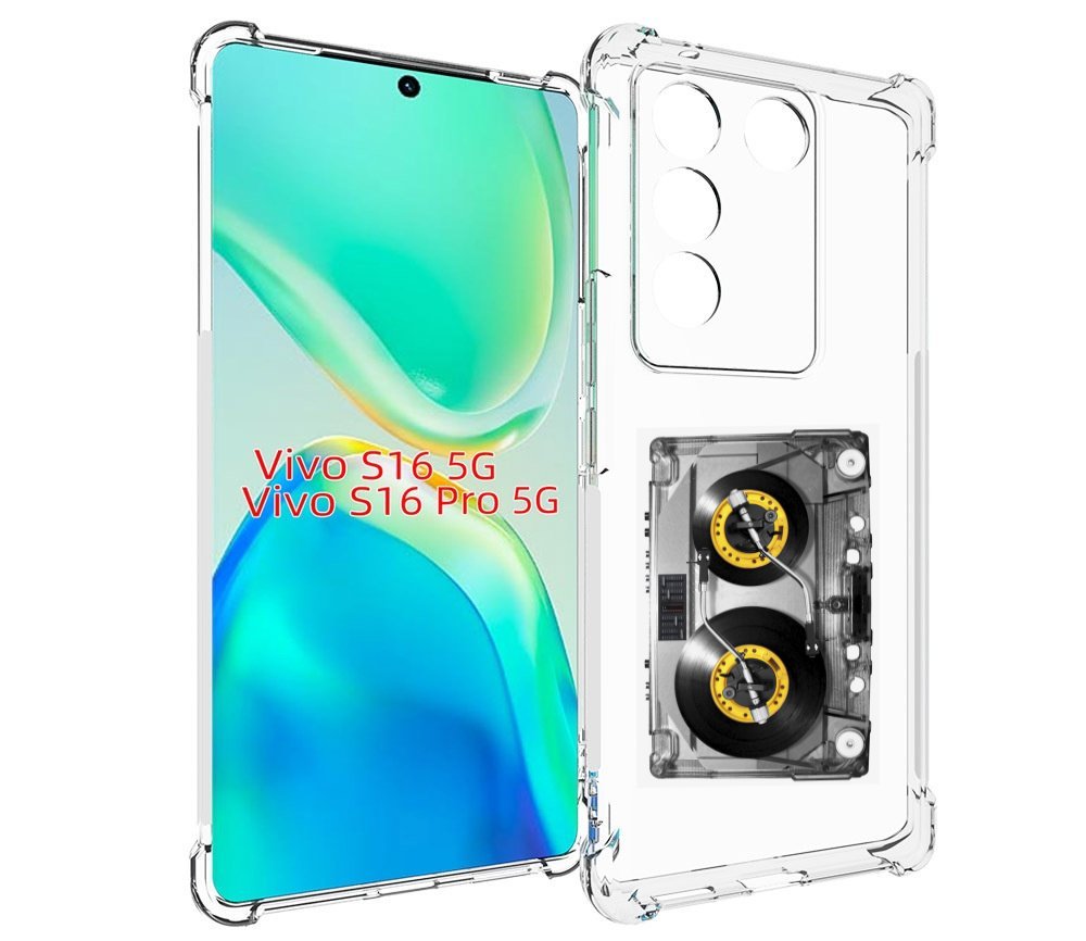

Чехол MyPads Кассета музыкальная для Vivo S16 5G/S16 Pro 5G/V27/V27 Pro, Tocco