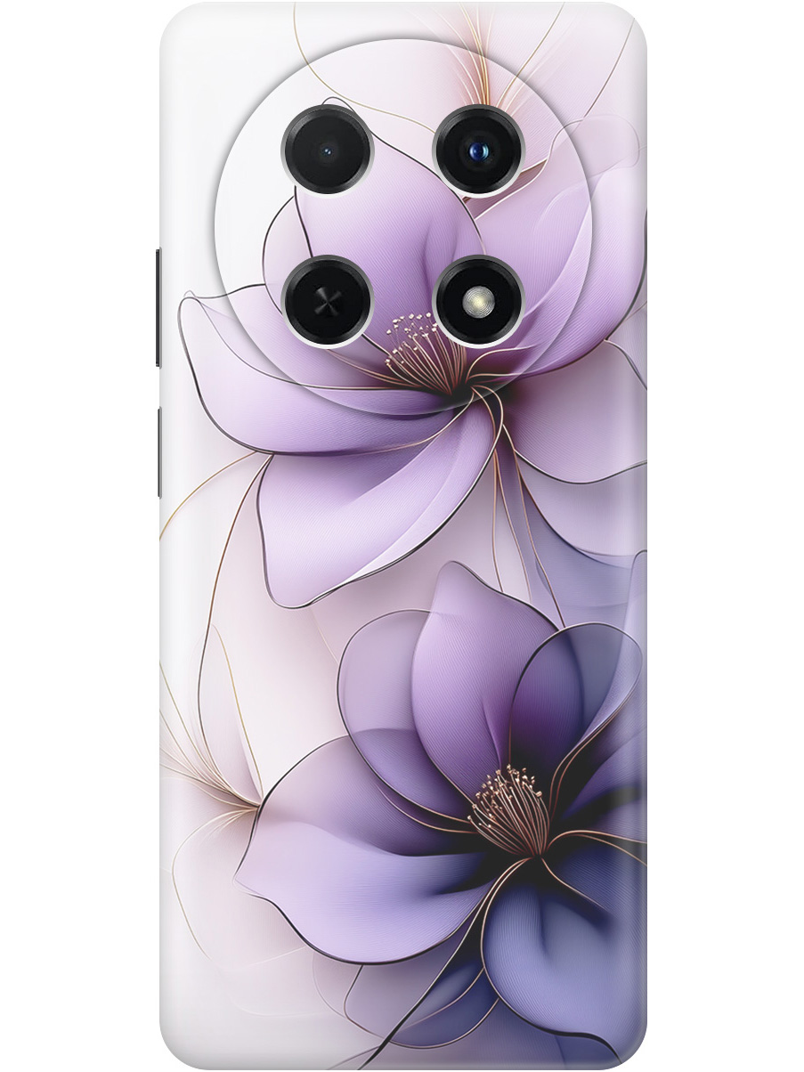 

Силиконовый чехол на Huawei nova 12i с принтом "Сиреневые цветы", Прозрачный;белый;серый;фиолетовый, 782624021
