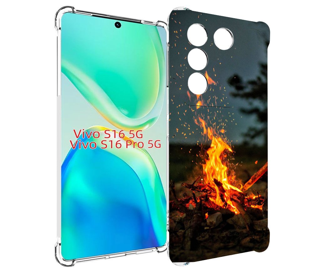 

Чехол MyPads Костер-ночное-небо для Vivo S16 5G/S16 Pro 5G/V27/V27 Pro, Tocco