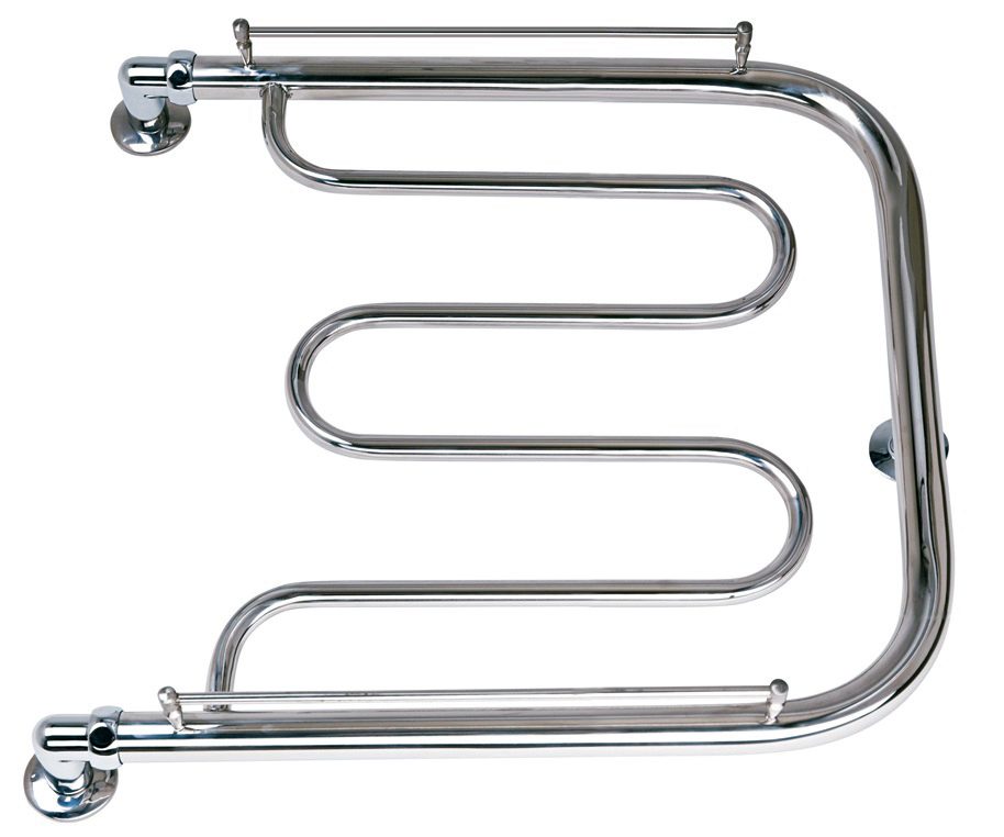 

Полотенцесушитель водяной боковой Aquanerzh ПМ 1 с полками 600х800, из нержавеющей стали, Серебристый, ПМ 1 с полками 600х800