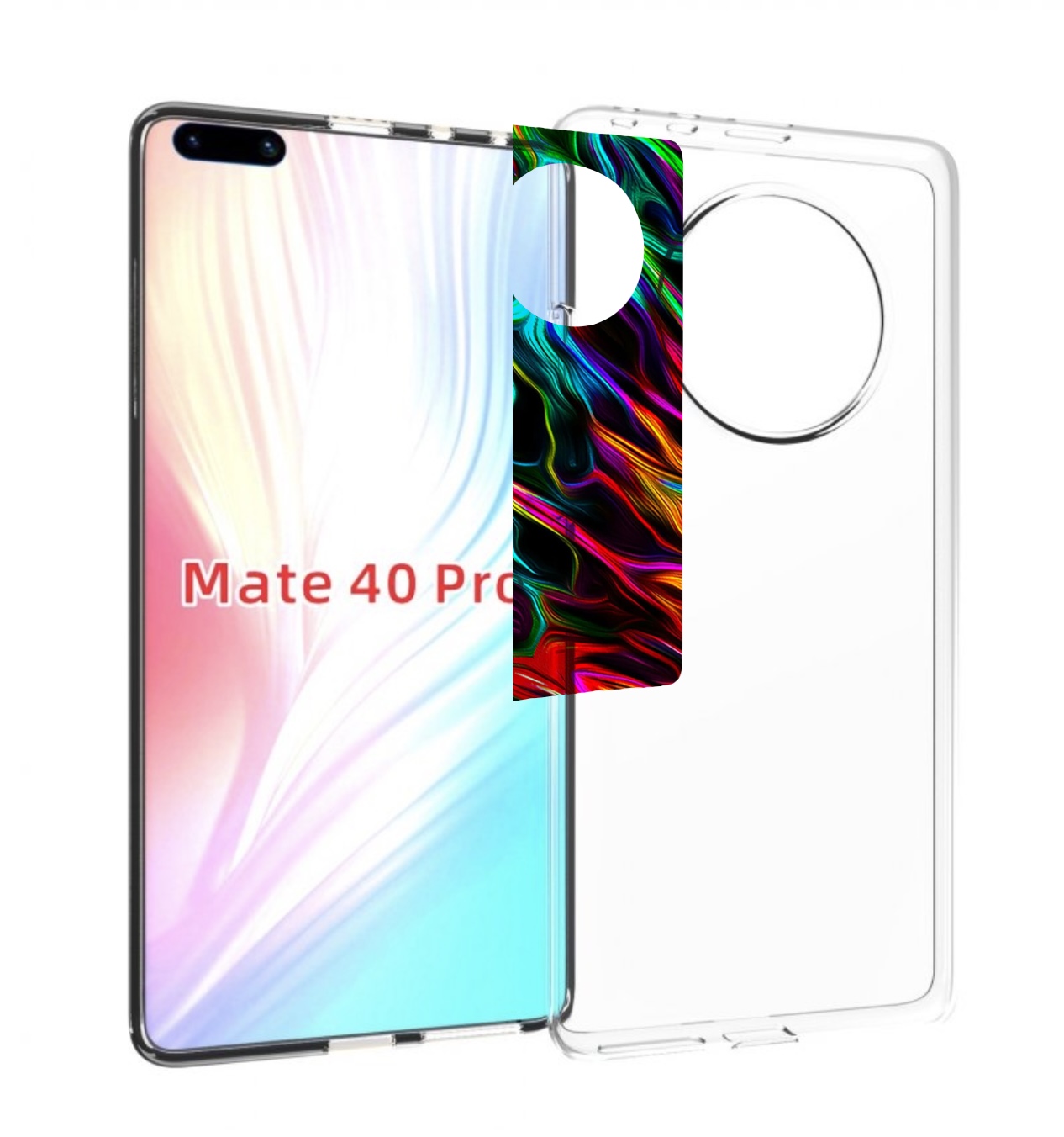 

Чехол MyPads Бензин для Huawei Mate 40 Pro (NOH-NX9), Прозрачный, Tocco