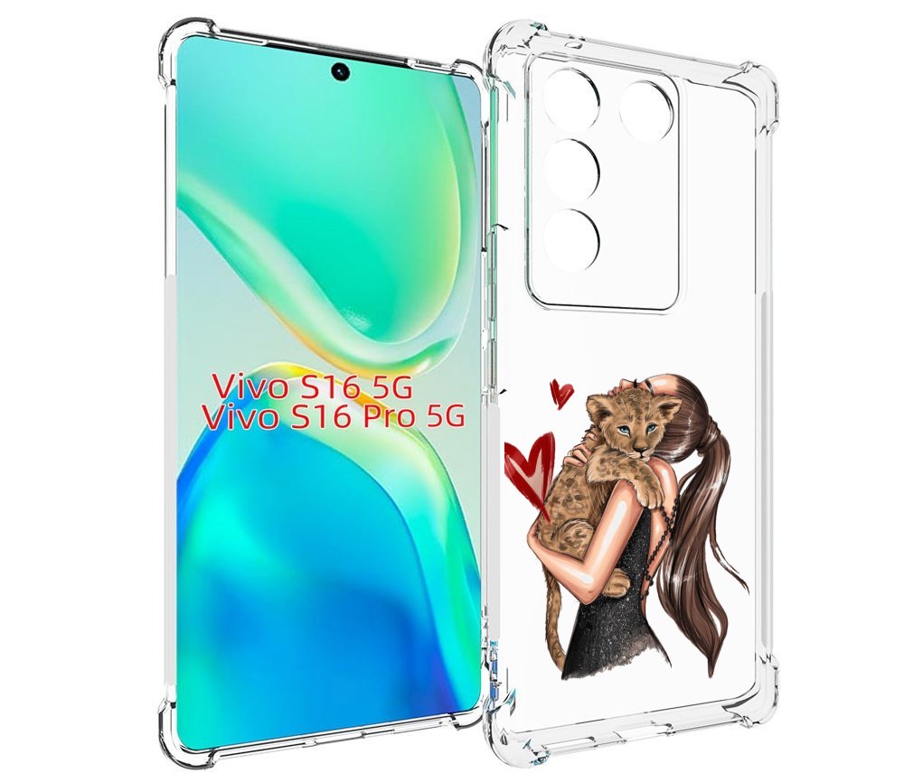 

Чехол MyPads Кошачья-любовь для Vivo S16 5G/S16 Pro 5G/V27/V27 Pro, Tocco