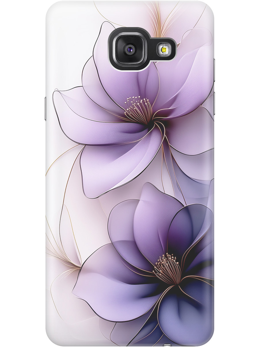 

Силиконовый чехол на Samsung Galaxy A3 (2016) с принтом "Сиреневые цветы", Прозрачный;белый;серый;фиолетовый, 78151721