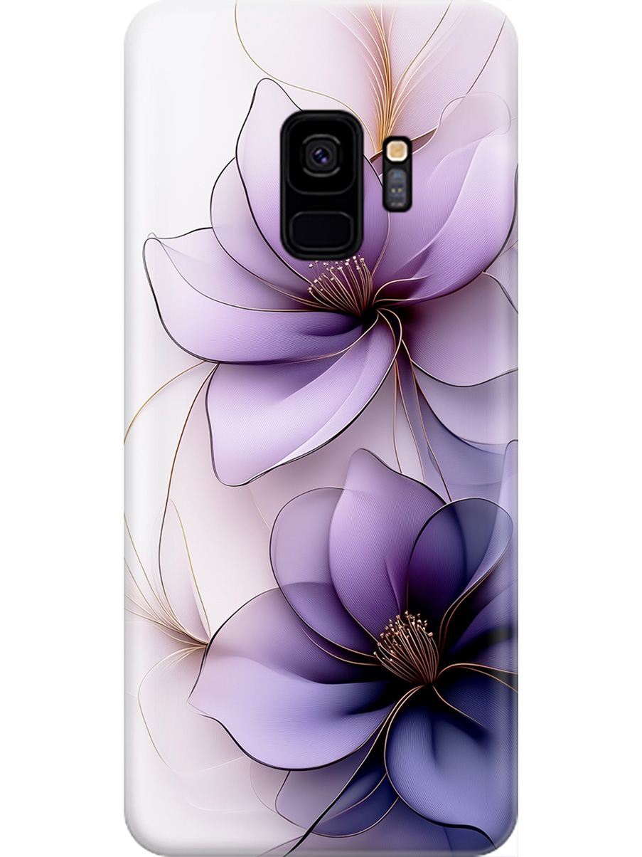 

Силиконовый чехол на Samsung Galaxy S9 с принтом "Сиреневые цветы", Прозрачный;белый;серый;фиолетовый, 717153821